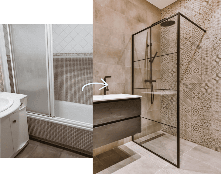 Diseño en el cuarto de baño: ideas para que sustituir la bañera por un  plato de